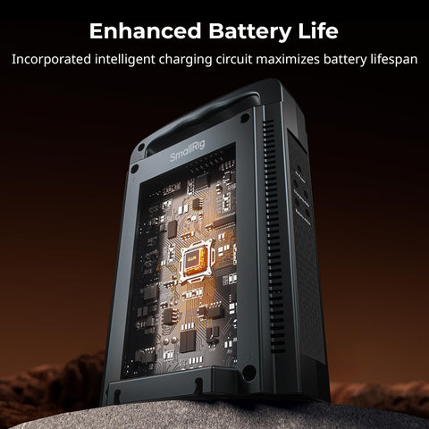 SmallRig intelligent charging supports battery longevity and safe power delivery