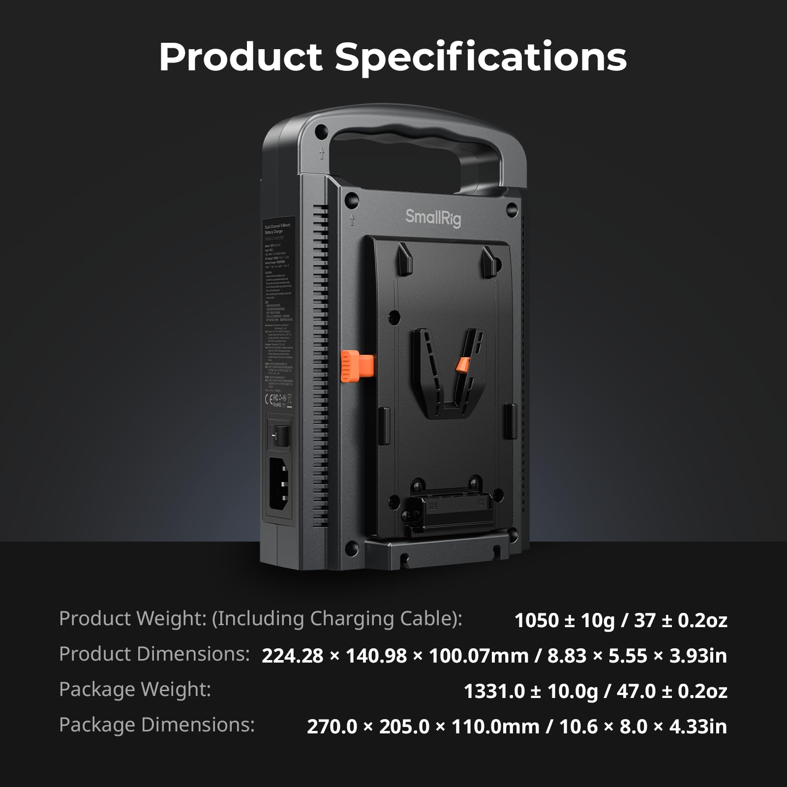 SmallRig on-location use supports reliable power for busy shoots