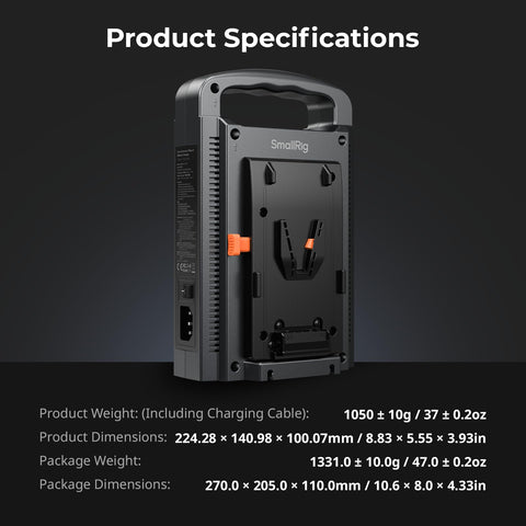 SmallRig on-location use supports reliable power for busy shoots