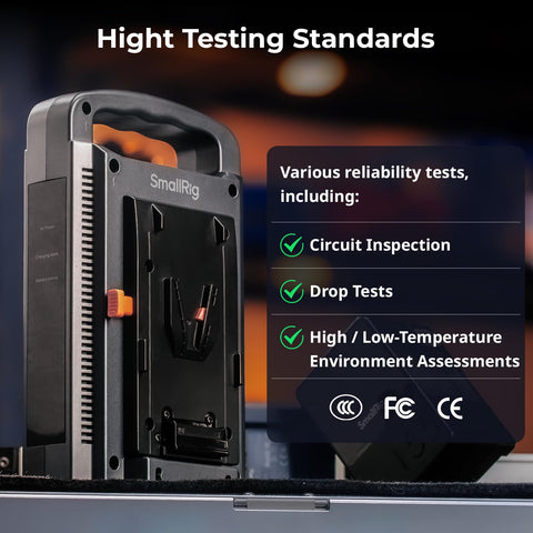 SmallRig charger safety certifications 3C FCC CE ensure responsible use