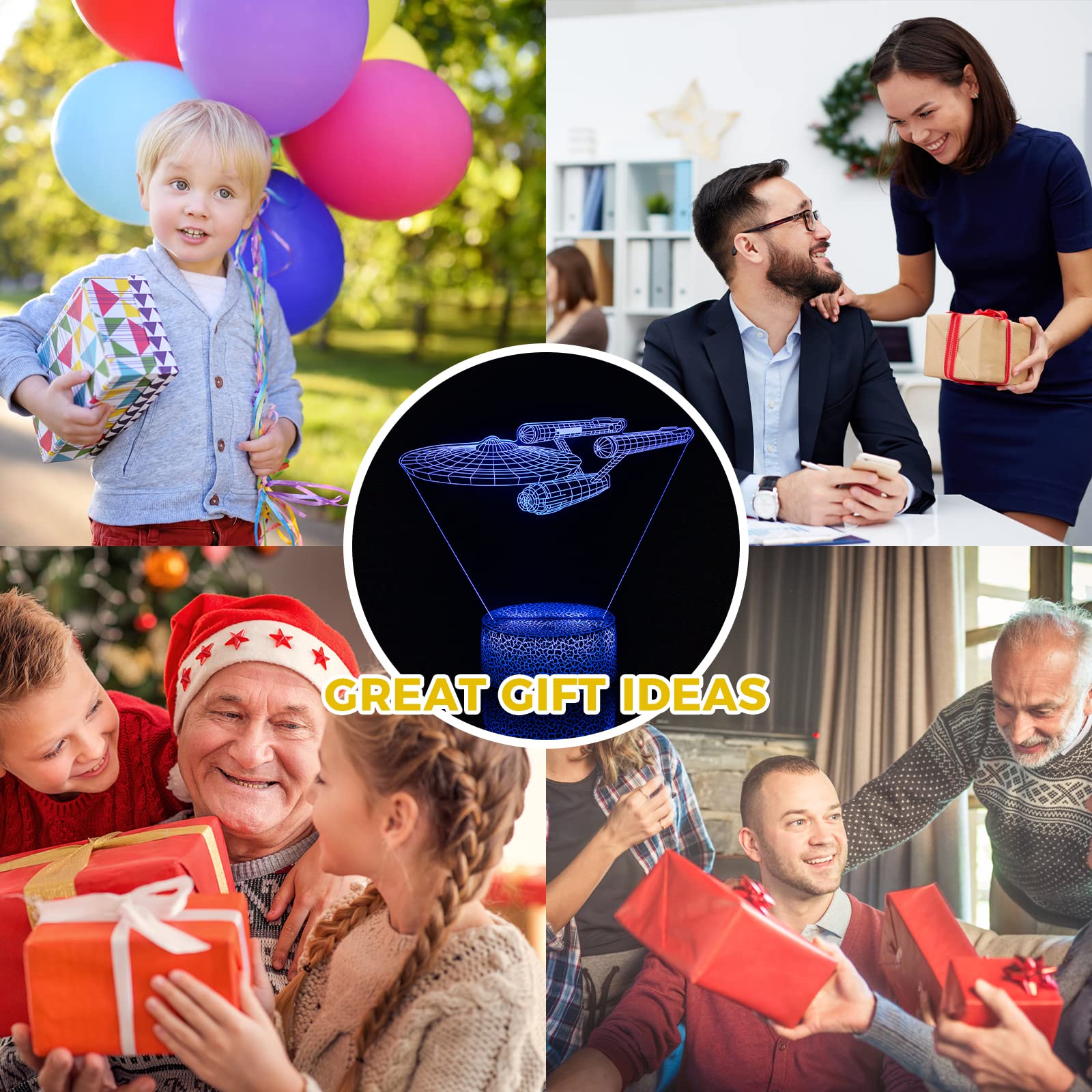 Smalody gift ready night light perfect for kids and adults
