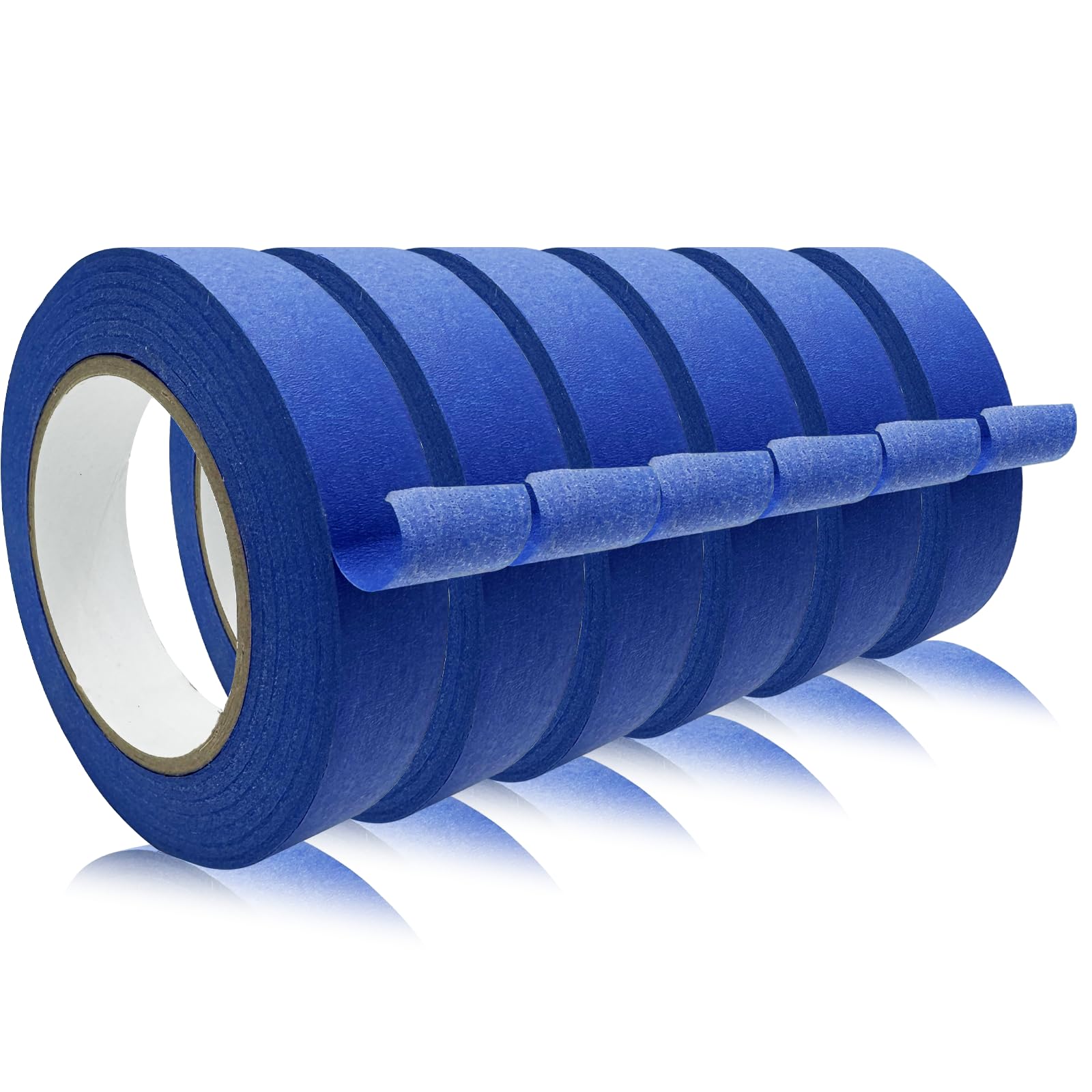 SmaringRobot masking tape blue pack of 3 rolls for clean painting projects