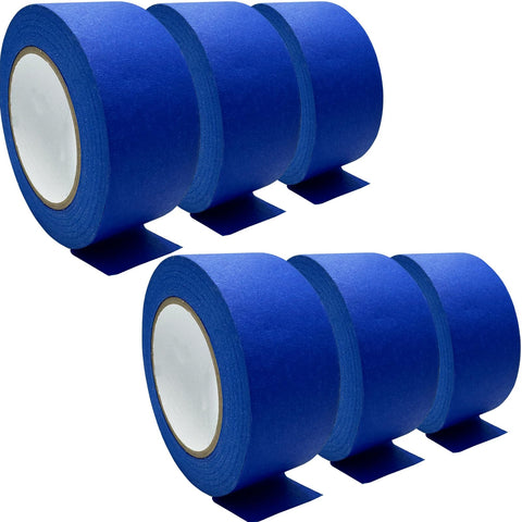 SmaringRobot blue painters tape pack of 6 rolls for clean masking.