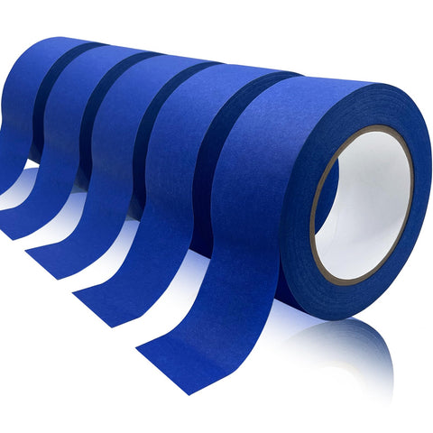 SmaringWing Painters Tape 2inch roll showing blue crepe surface for clean paint lines.