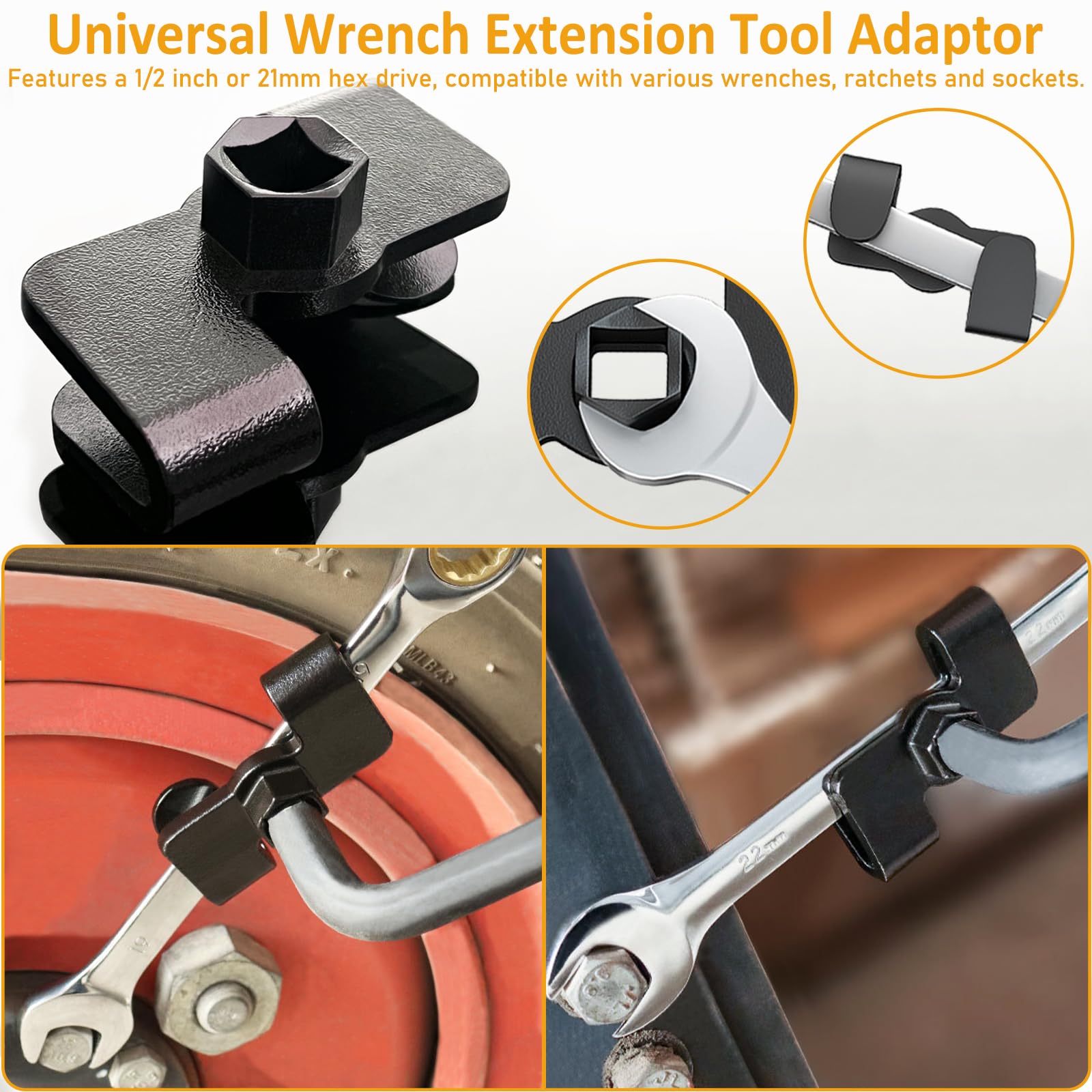 SmaringWing adapter showing 1/2 inch hole compatibility