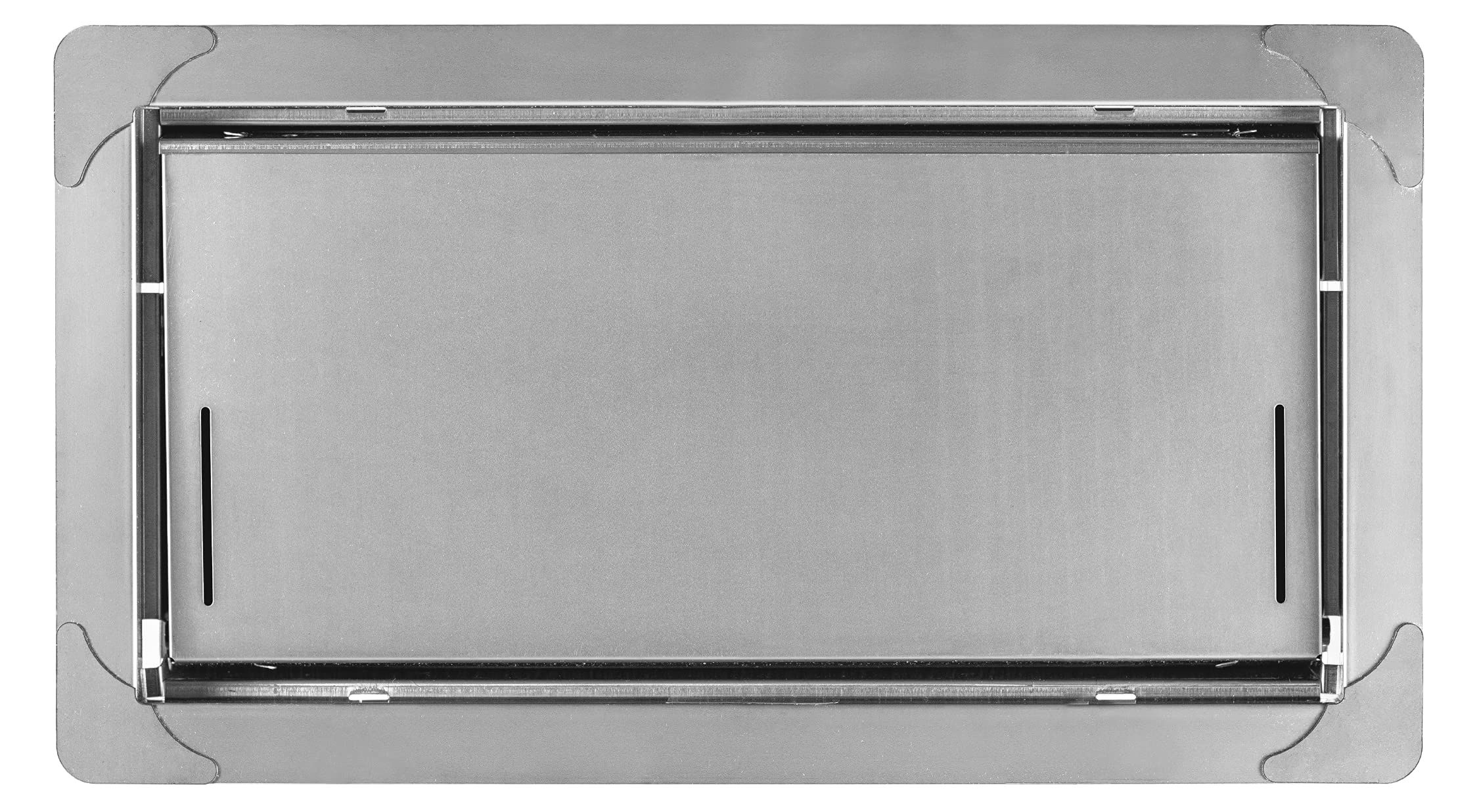 Smart Vent insulated foundation flood vent front view shows durable stainless steel construction for flood protection.