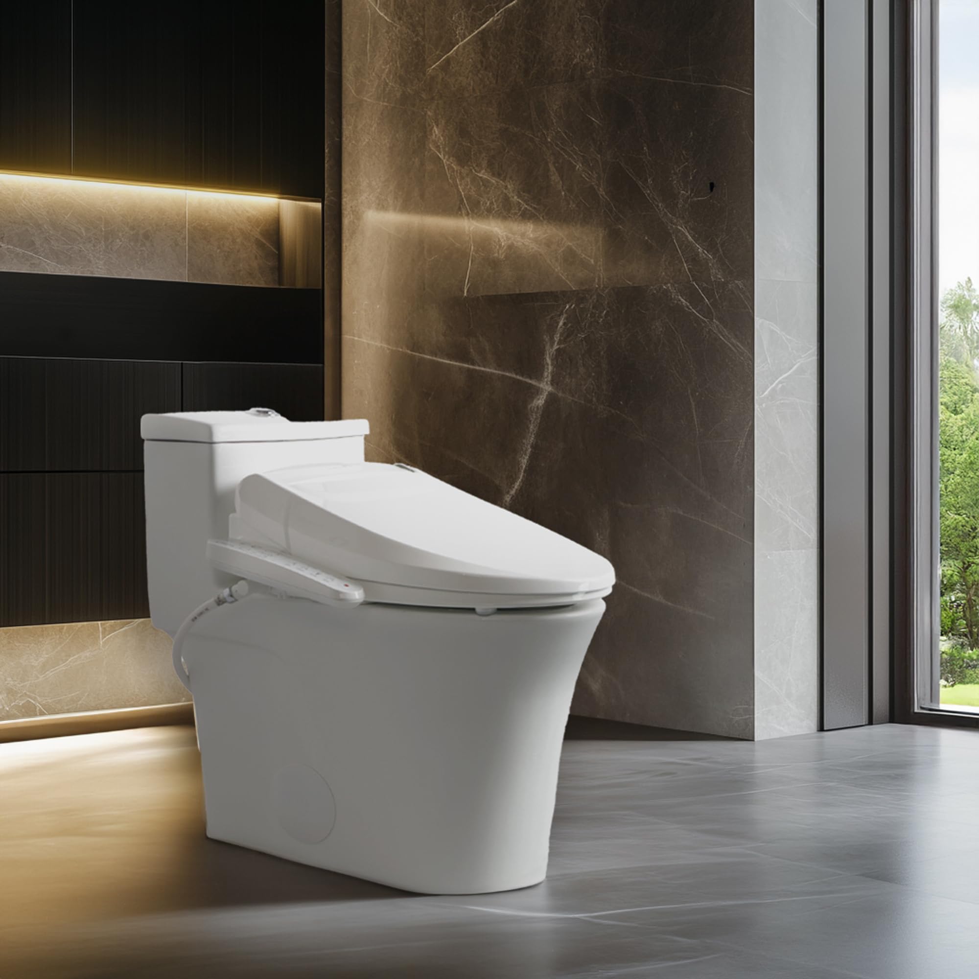 SmartBidet SB-2000WR control panel for easy wash customization.
