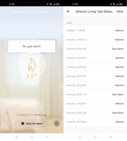 Smarter Living alert notification on phone via Tuya app with instant alerts