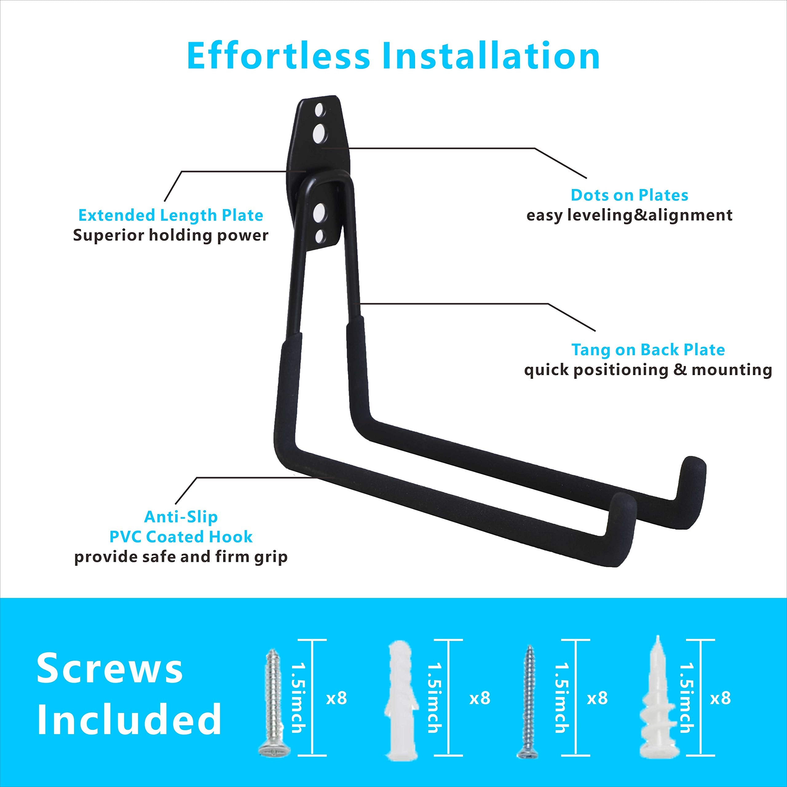 Smartology extension cord strap included for tidy cable management.