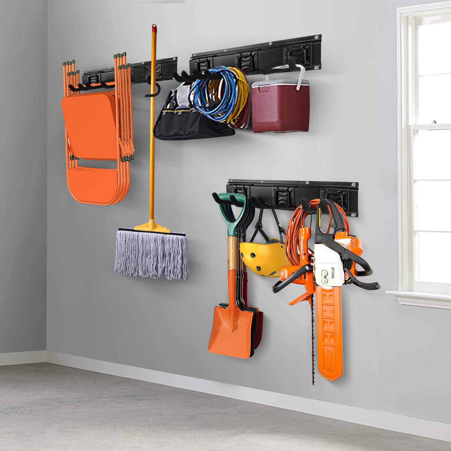 SMARTOLOGY wall-mount system with hardware included simplifies installation.