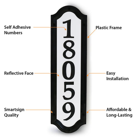 SmartSign templates for 3 4 or 5 digit numbers aid precise alignment
