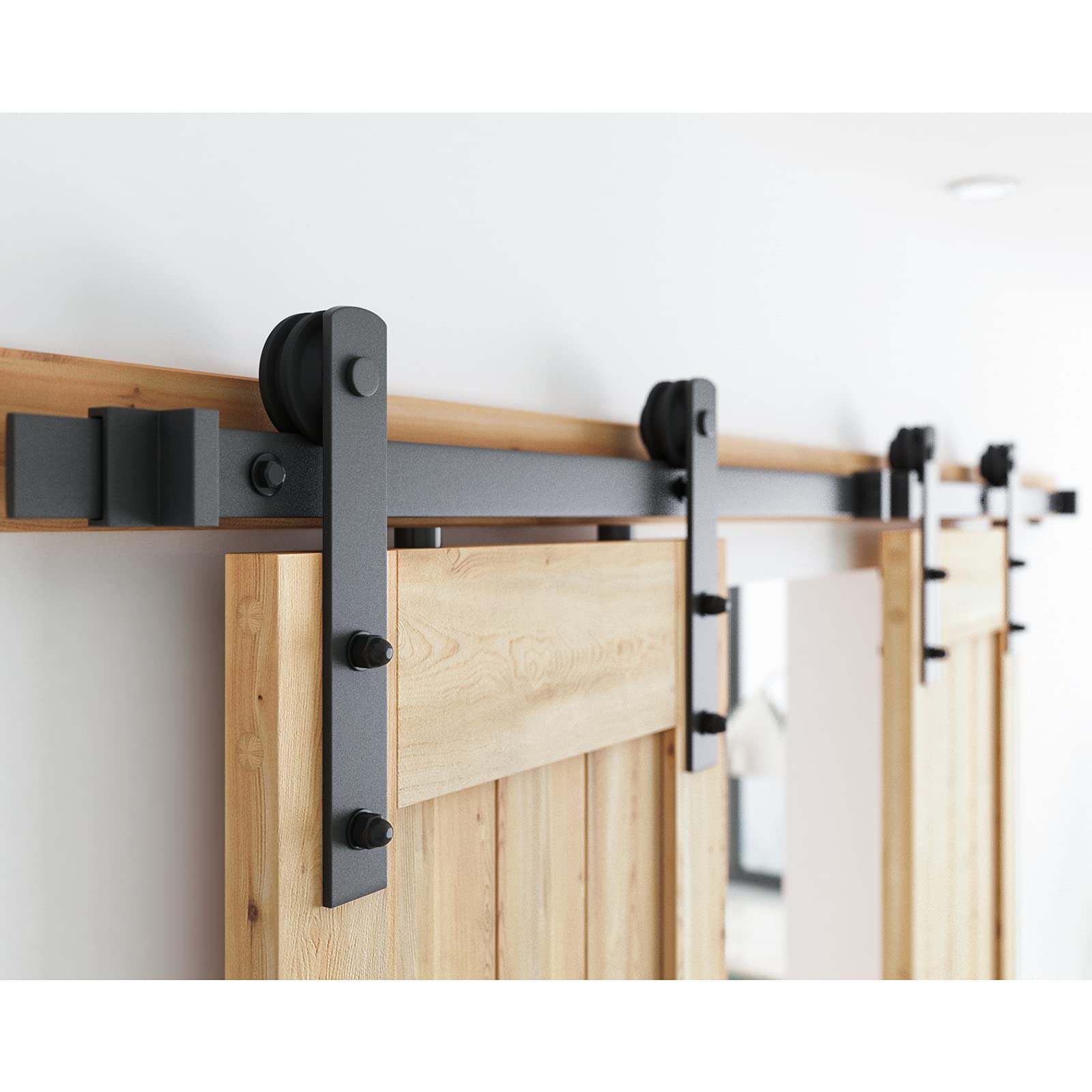 SMARTSTANDARD floor guides help keep doors on track and aligned.