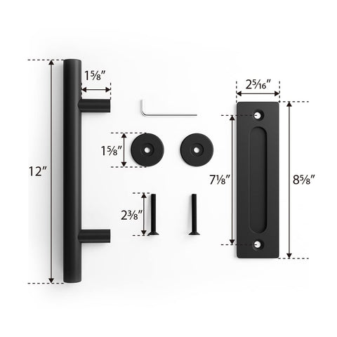 Hardware-only listing; door not included in the package.