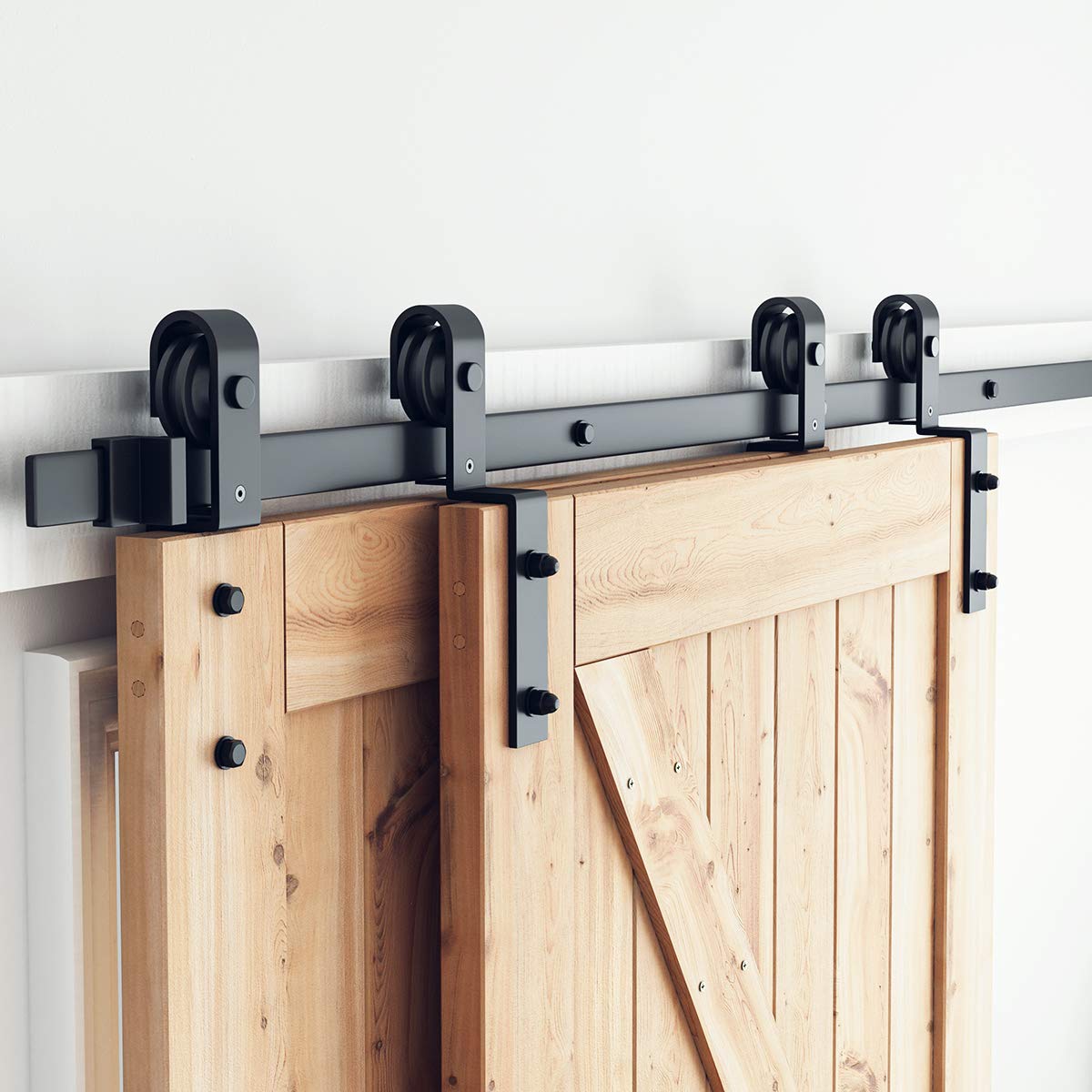 SmartStandard bypass rail closeup showing durable carbon steel and smooth operation.