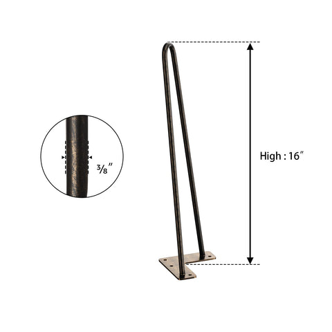 SMARTSTANDARD 16-inch legs support up to 300 lbs for sturdy upgrades