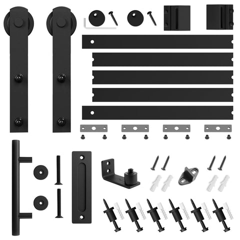 SMARTSTANDARD door stop set in black to prevent wall damage