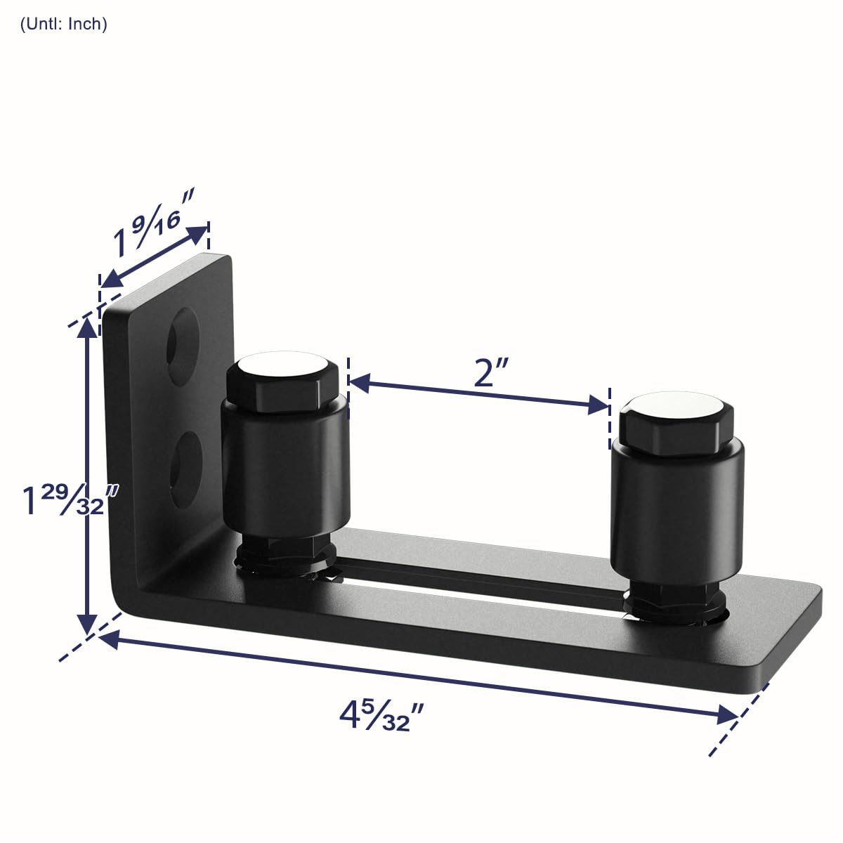 SmartSTANDARD frosted black finish blends with modern doors for a cohesive look.