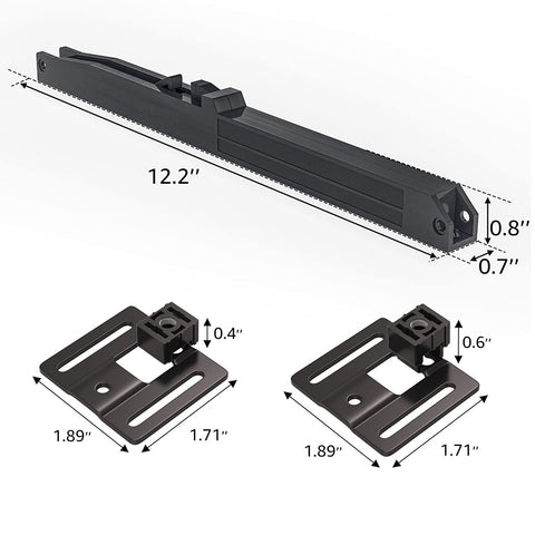SMARTSTANDARD invisible design behind track enhances a sleek, hidden hardware look.