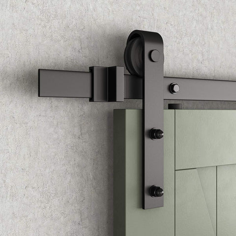 SMARTSTANDARD close-up of J-shape hanger showing black frosted surface