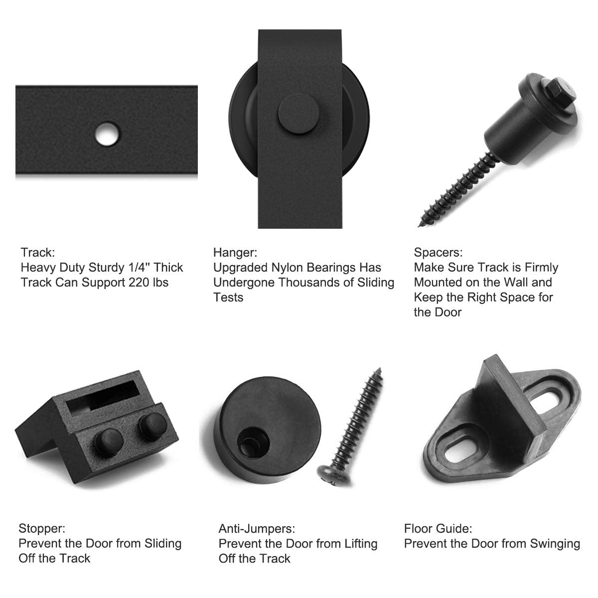SMARTSTANDARD packaged components showing included hardware