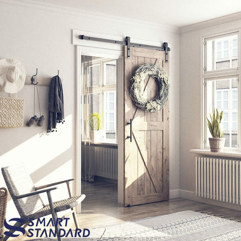 SMARTSTANDARD pull handle set with mounting hardware for sliding doors