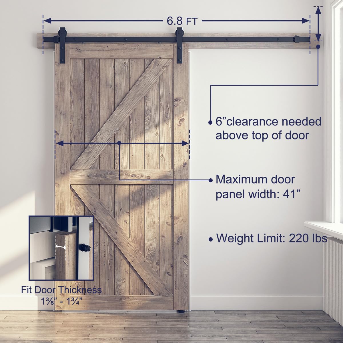 SMARTSTANDARD rail brackets for secure wall mounting