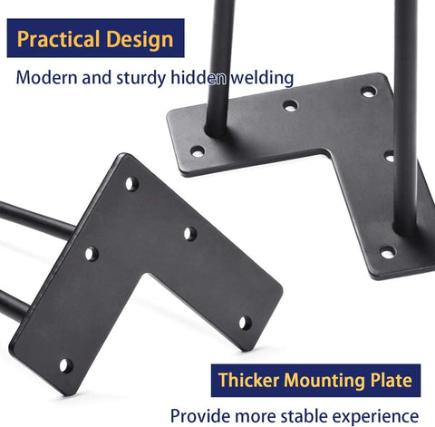 SMARTSTANDARD solid steel 3/8-inch legs deliver heavy-duty support and durability