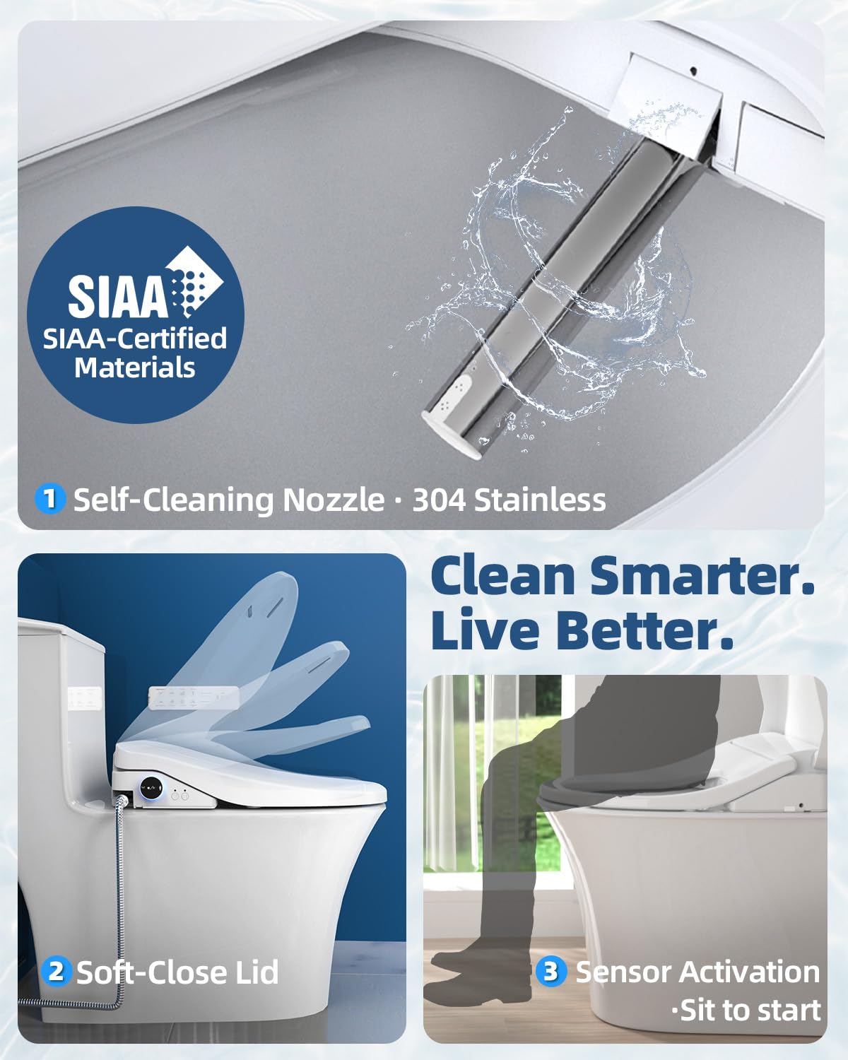 SmartWhale bidet feminine wash for gentle cleansing.