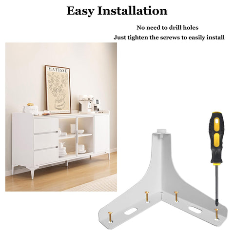Smaxcn white metal leg with matte finish highlighting modern style for furniture.