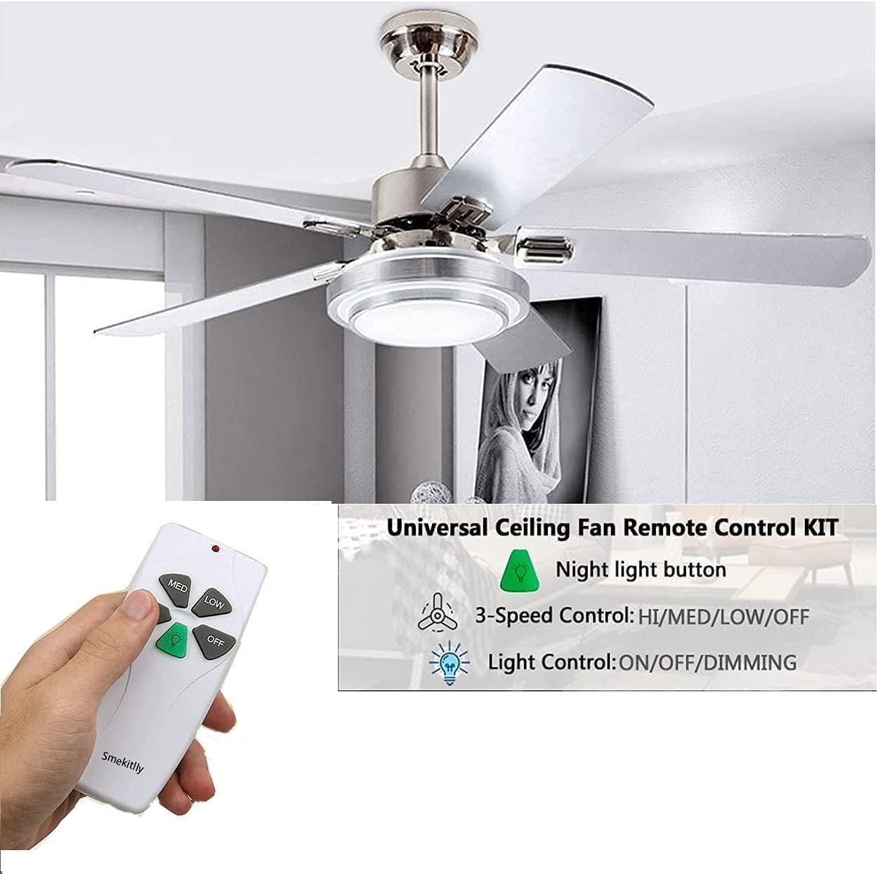 Smekitlly dip-switch pairing aids simple frequency matching.
