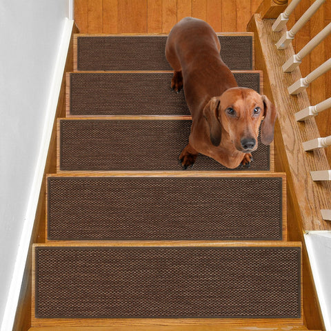 SMILOOL stair treads help reduce stair noise for a quieter home.