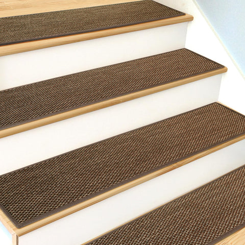 SMILOOL indoor stair treads fit wood, tile, and stone surfaces.