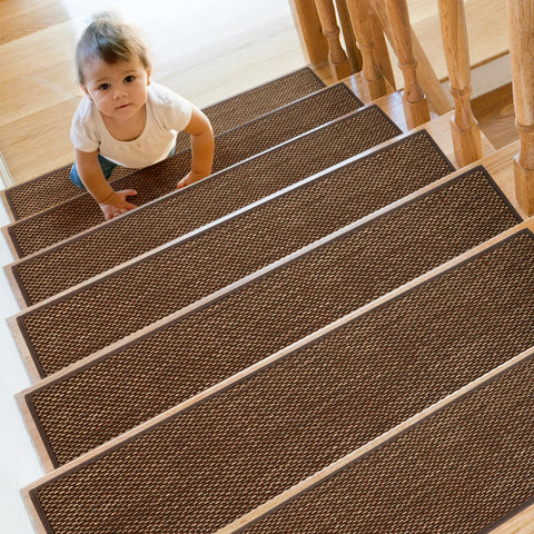 SMILOOL stair treads reduce noise when walked on.