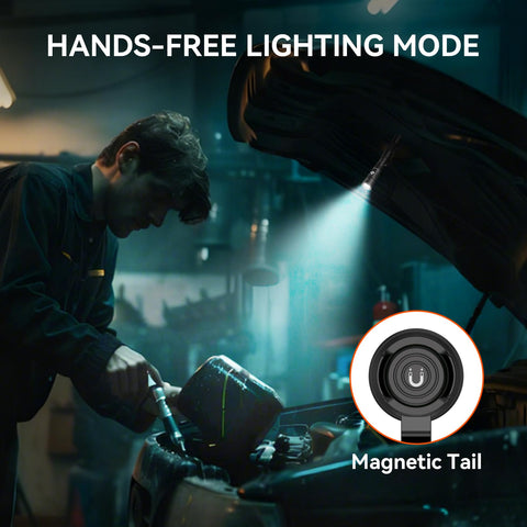 Smingxi S22Pro COB modes provide yellow, red, strobe and UV lighting for versatile tasks.
