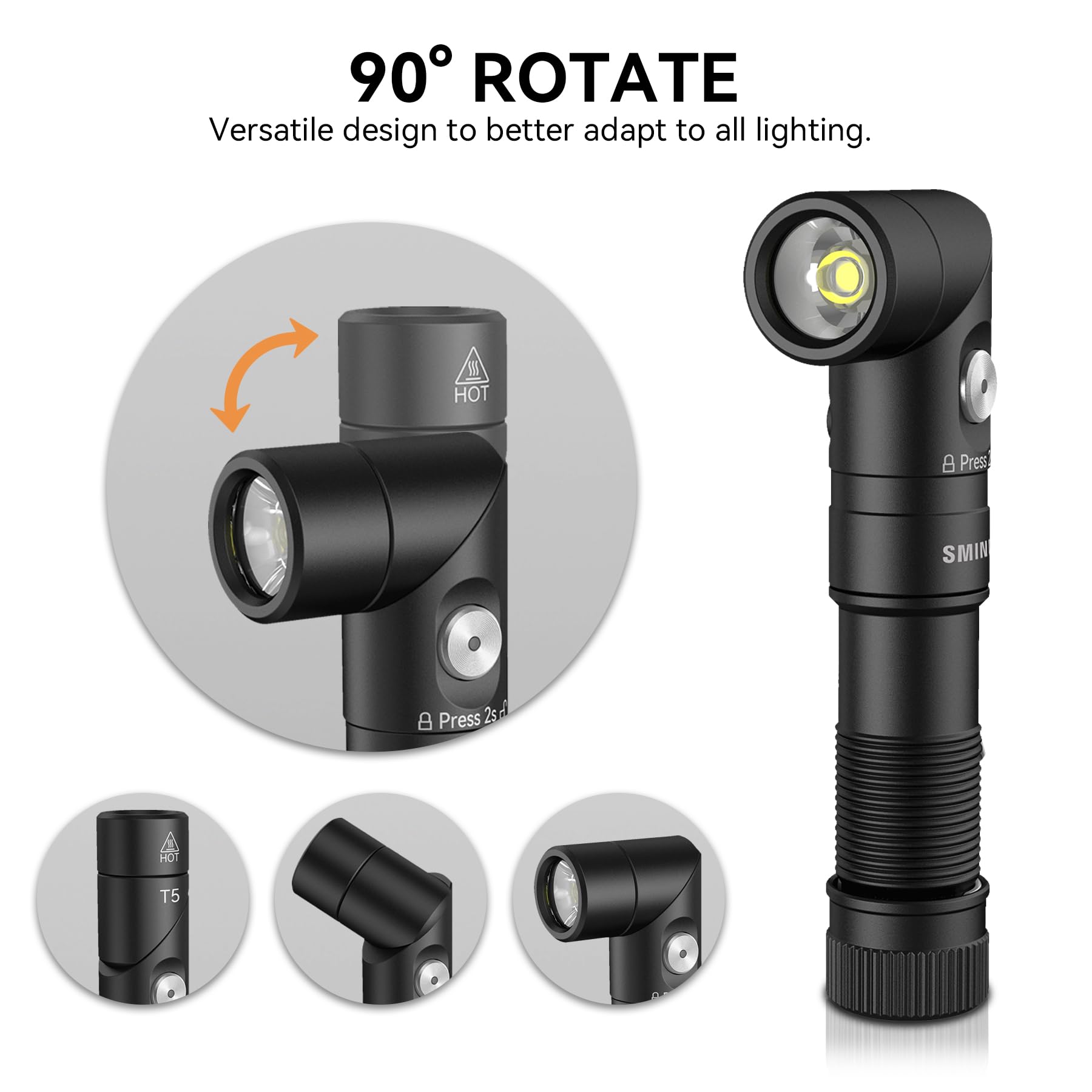 Compatible with AA batteries for emergency power.