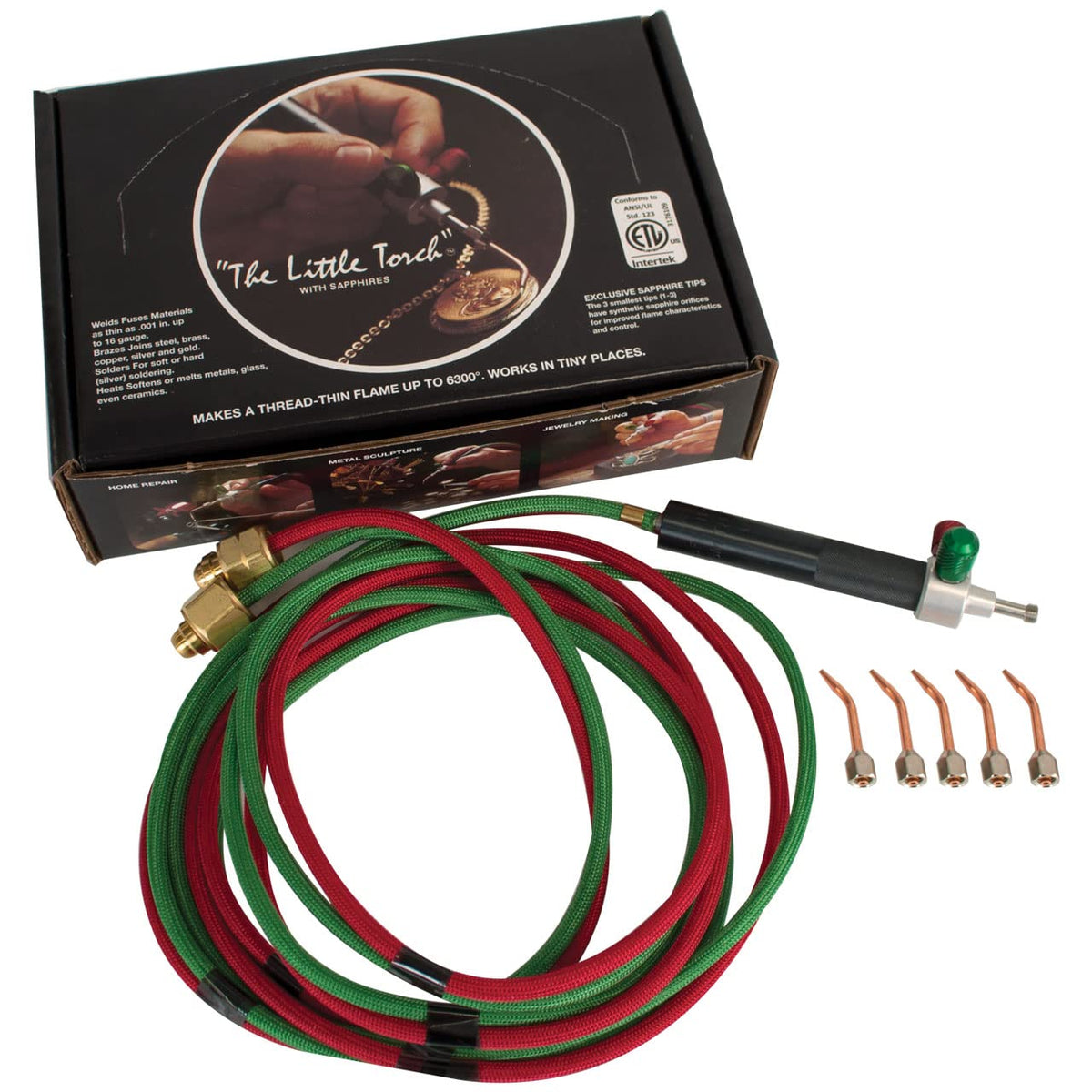 SMITH The Little Torch kit assembled for precise jewelry welding.