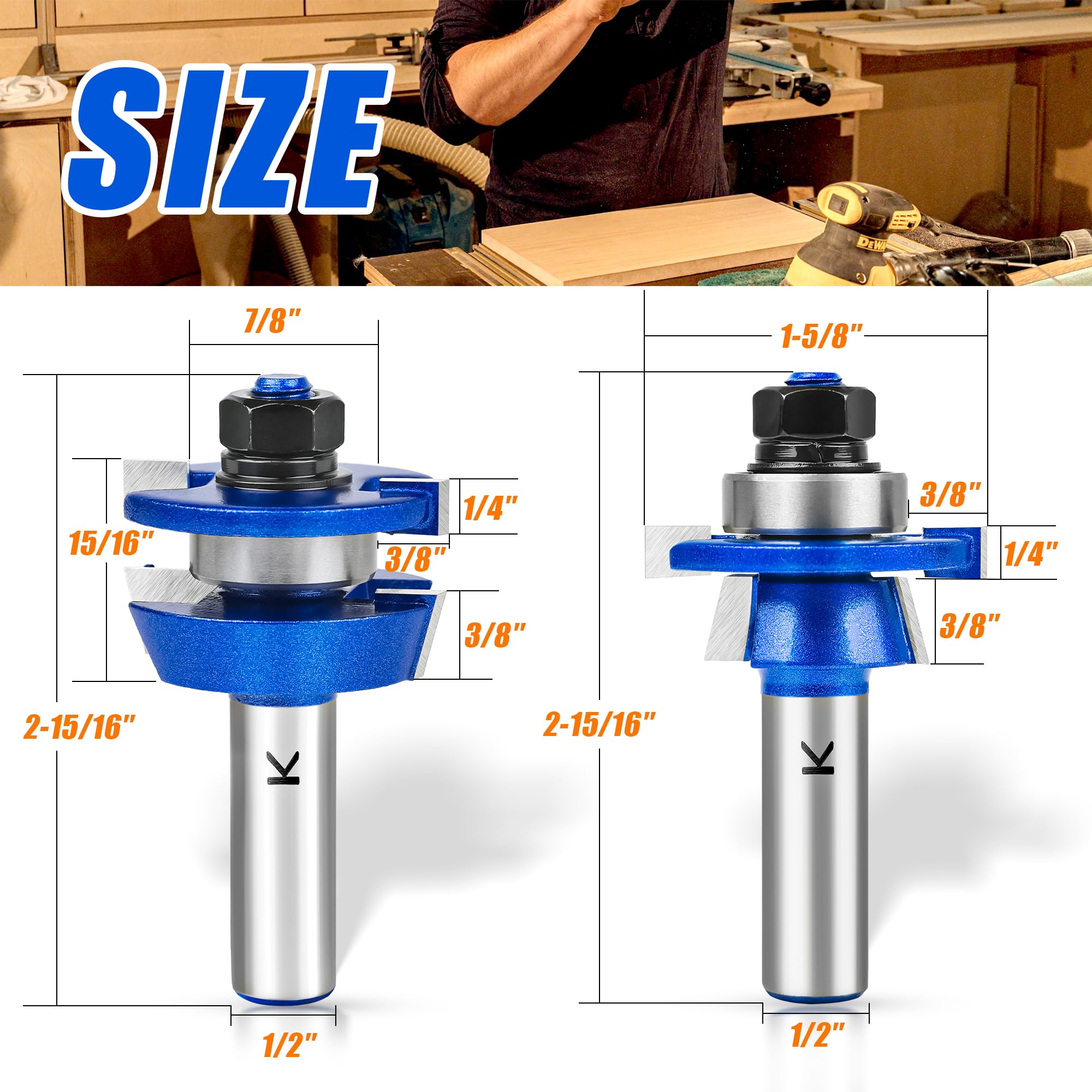 SMJXTOP carbide blades deliver sharp, long-lasting cuts on wood.