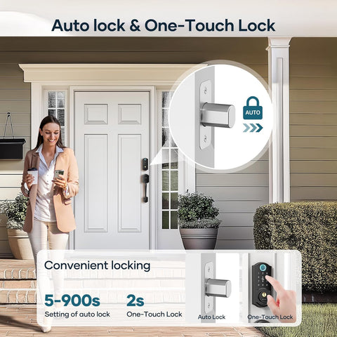 SMONET door handle integration highlights convenient, single-entry hardware.
