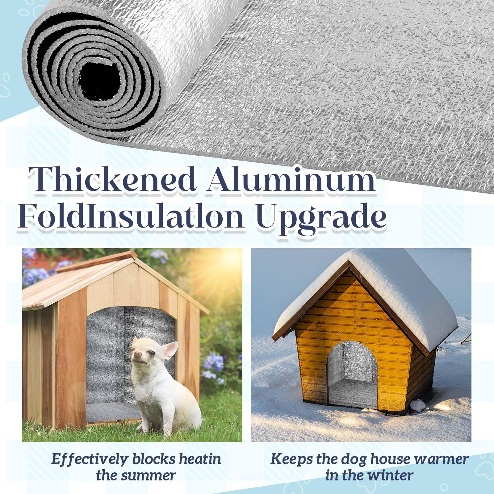 SmoothNovelty sealing tape for secure, weather-tight kennel joints