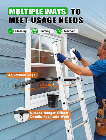 SMOQIO D-ring strap for convenient tool hanging during ladder work