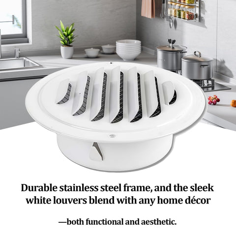 Multi-purpose SMRTCOL vent suitable for attic, bathroom, kitchen, and dryer use