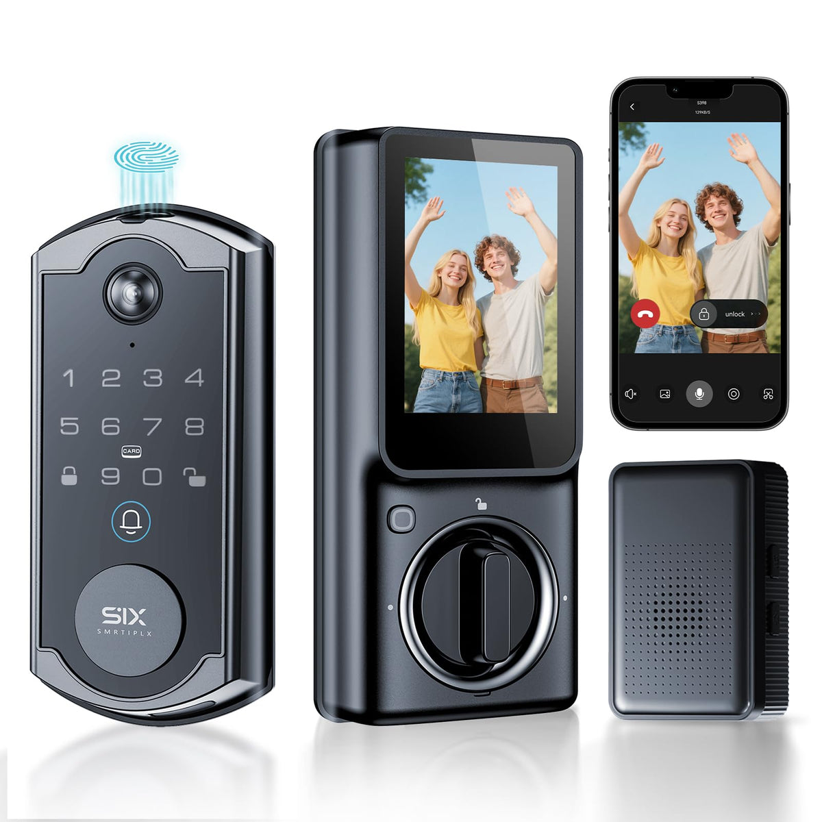 SMRTIPLX S398 front view showing secure access at a glance