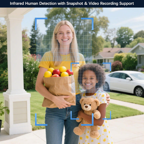 SMRTIPLX S398 video doorbell records events for later review