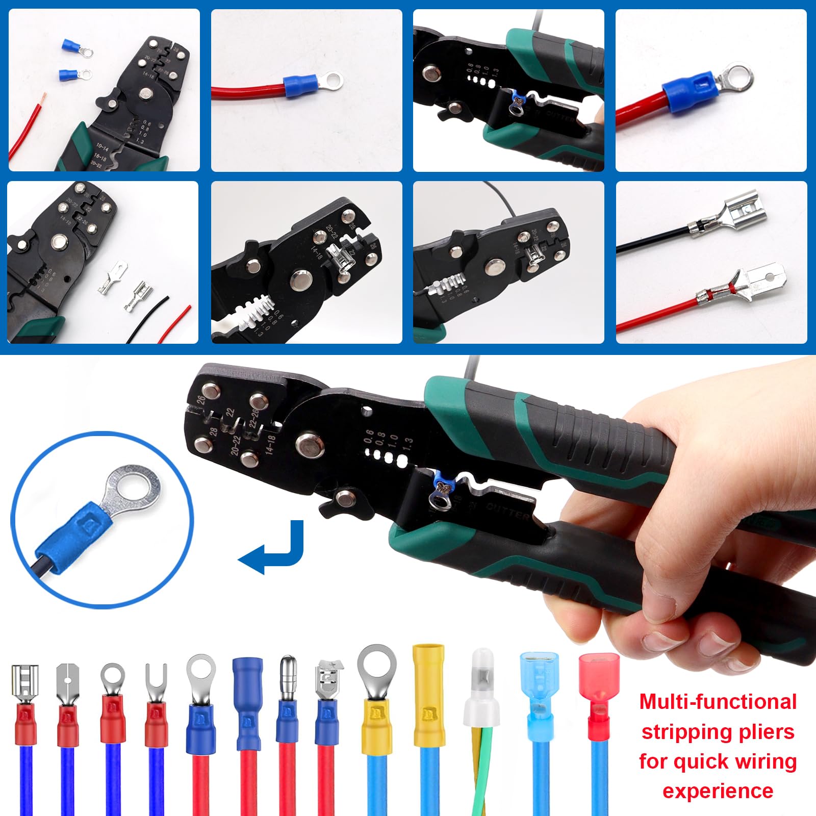 SMSEACE color-coded sleeves aiding fast identification during installations