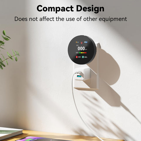 SMSRECEIVE 4-in-1 detector color indicators enable quick alerts.
