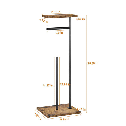 smusei toilet paper holder stand reserved rolls keep spares dry and ready