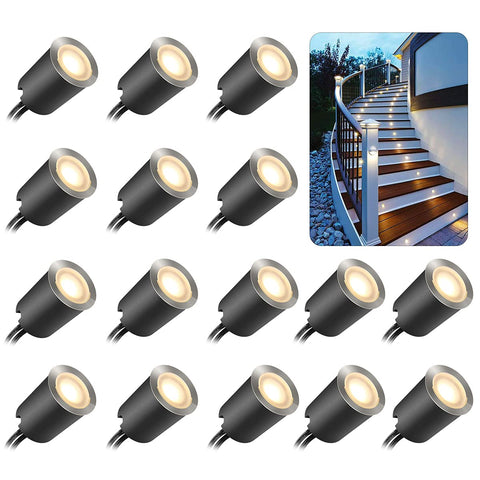 SMY Lighting recessed deck light 32mm for outdoor pathways with IP67 waterproofing.