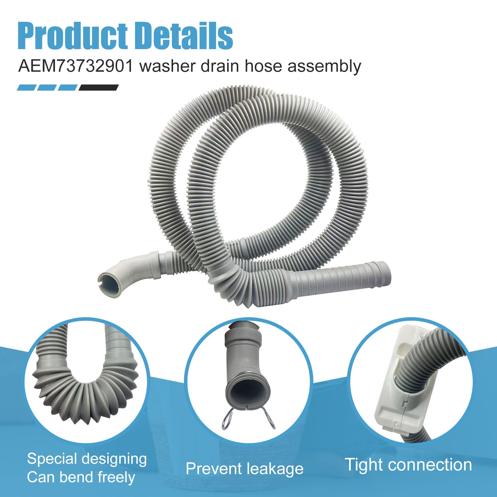 AEM73732901 hose end fitting ensures a secure connection