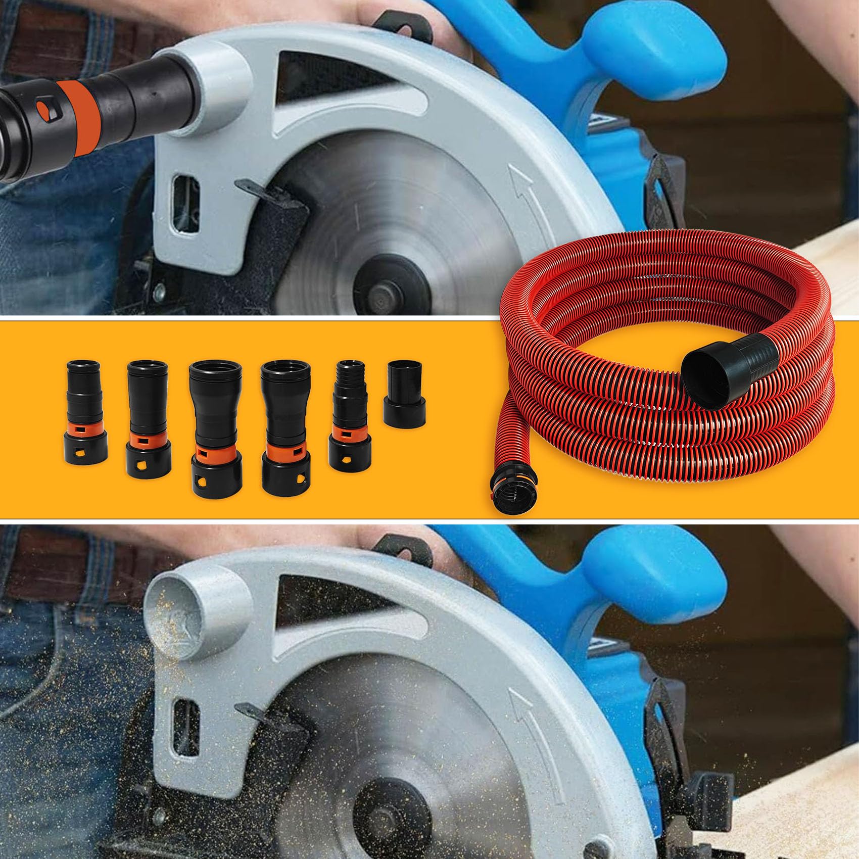 SMZTools improved airflow enhances suction for dust control.