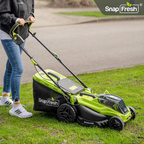 SnapFresh 20V 4.0Ah battery run-time test shows endurance.